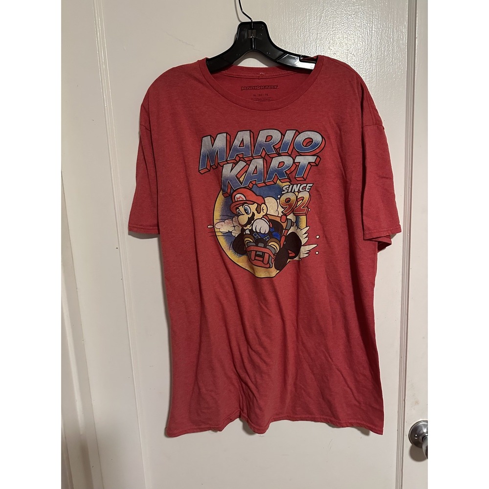Super Mario Men's Mario Kart Since 92 Retro Video Game T-Shirt Size XL